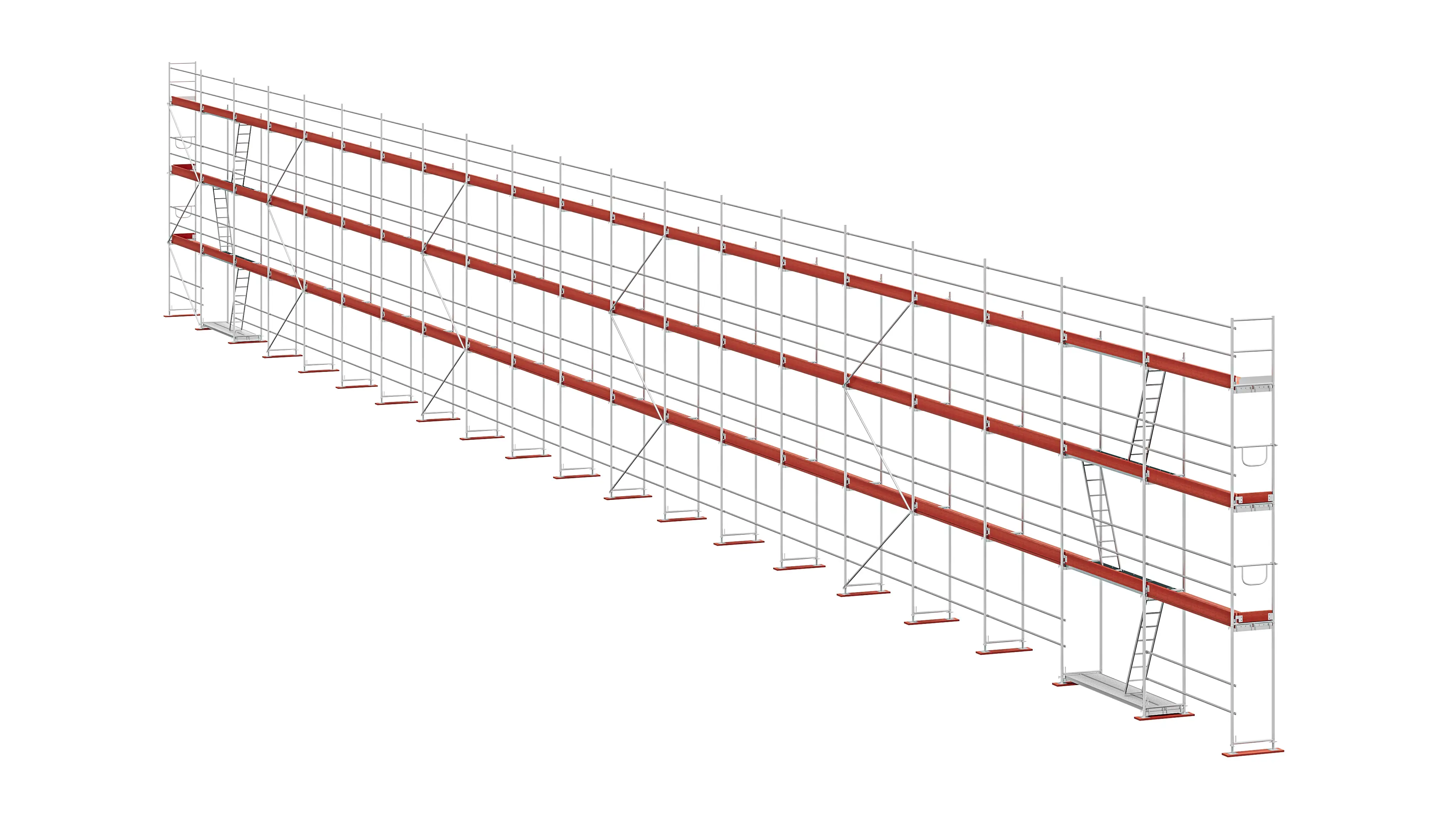 Zestaw rusztowania PM-70 — 500 m²